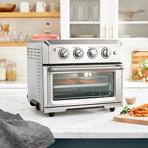 Cuisinart Convection Toaster Oven Airfryer Combo, 6-in-1 1800 Watts, XL Capacity Convection Oven with 60-Minute Timer/Auto-Off for Toast, Bake or Broil, Stainless Steel, CTOA-122 - My Kitchen Products