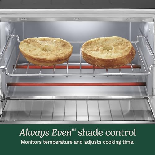 Cuisinart Custom Classic Toaster Oven Broiler, 1800 Watt Countertop Toaster Oven to Bake, Broil, and Toast, Non-Stick Interior, Consistent Toast Control, Brushed Stainless Steel/Black, TOB-40N - My Kitchen Products