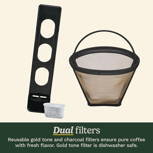 Cuisinart DCC-1200P1 Brew Central 12-Cup Programmable Coffeemaker Coffee Maker, Carafe, Brushed Chrome - My Kitchen Products