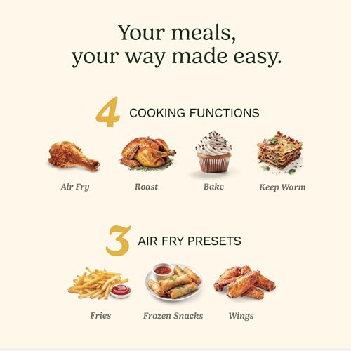 Cuisinart Dual Basket Air Fryer, 2-4.25 QT Baskets, Total 8.5 QT, 4 Functions Air Fry, Roast, Bake and Keep Warm, Features Sync Finish and Sync Settings, Toss Reminder, Auto Warm Mode and Auto-Pause - My Kitchen Products