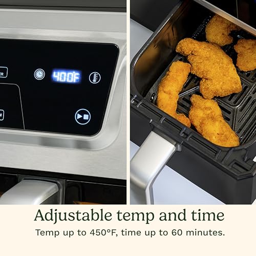 Cuisinart Dual Basket Air Fryer, Two Baskets 11 Qt in Total, 6 Functions: Air Fry, Roast, Bake, Broil, Dehydrate & Keep Warm, Features Sync Finish & Sync Settings, Toss Reminder & Auto-Pause, ADZ-112 - My Kitchen Products