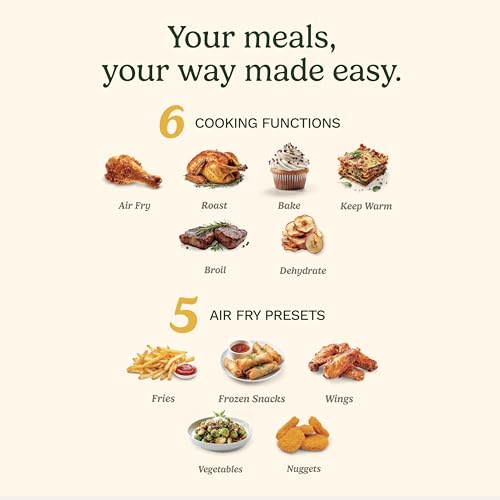 Cuisinart Dual Basket Air Fryer, Two Baskets 11 Qt in Total, 6 Functions: Air Fry, Roast, Bake, Broil, Dehydrate & Keep Warm, Features Sync Finish & Sync Settings, Toss Reminder & Auto-Pause, ADZ-112 - My Kitchen Products
