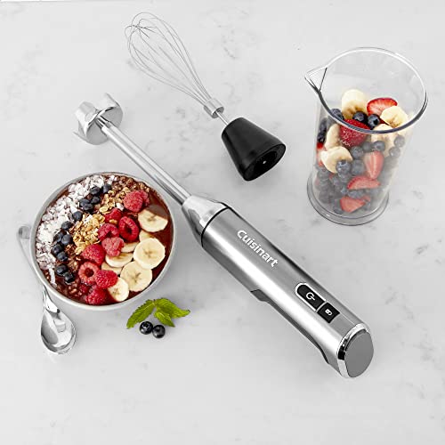 Cuisinart Electric Hand Blender & Mixer, EvolutionX Cordless Rechargeable, Gray/Black, RHB-100,Dark Grey - My Kitchen Products