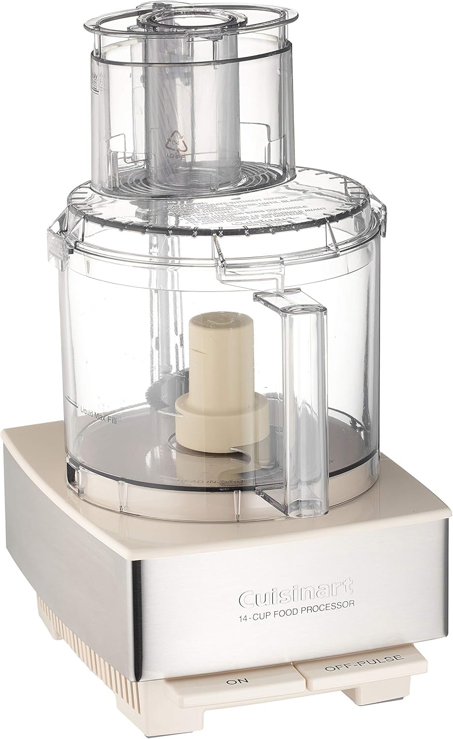 Cuisinart Food Processor 14-Cup Vegetable Chopper for Mincing, Dicing, Shredding, Puree & Kneading Dough, Cream Stainless Steel, DFP-14CRM - My Kitchen Products