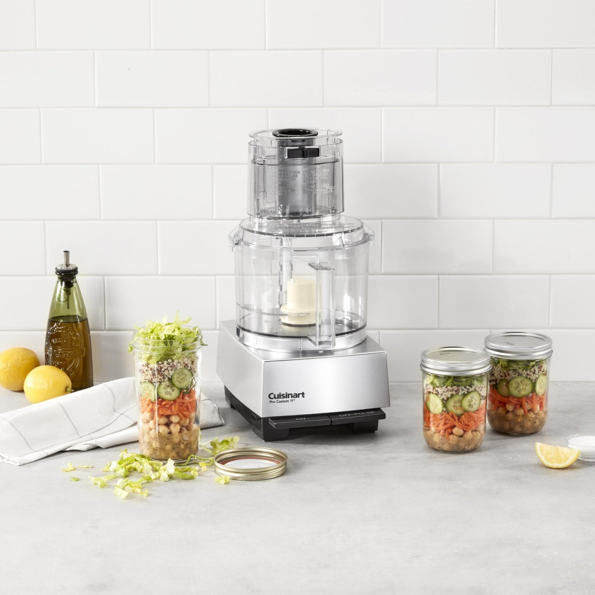 Cuisinart Food Processor, Dishwasher Safe 11-Cup Food Processor with Slicing & Shredding Discs, Cuisinart Pro Custom 11 Stainless Steel Electric Chopper & Kitchen Food Processor, Chrome, DLC-8SBCYP1 - My Kitchen Products