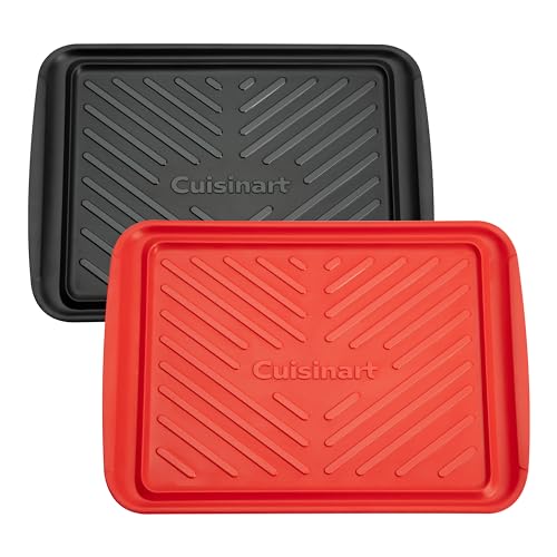 Cuisinart Grilling Prep & Serve Trays, 17x10.5 inch BBQ Tray Safe for Food