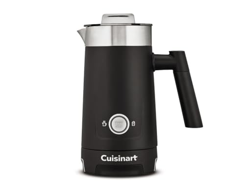 Cuisinart Hot and Cold Foam Milk Frother, Electric Frother for Coffee, Lattes, Cappuccinos, Macchiatos, Hot Chocolate and More, Stainless Steel Nonstick Milk Tank, Cool Touch Exterior, FR-16, Black - My Kitchen Products