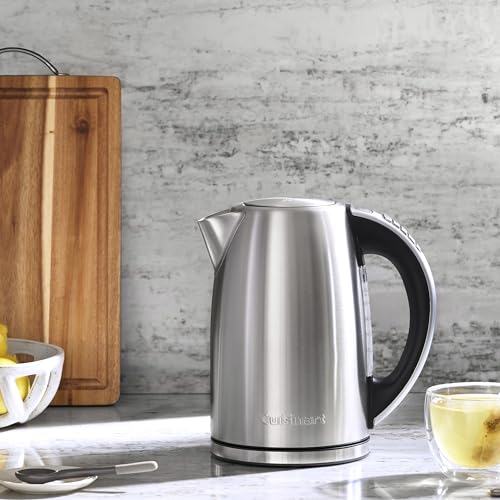 Cuisinart PerfecTemp 1.7-Liter Electric Kettle, Cordless Electric Tea Kettle, 1500W for Fast Heat-Up, 6 Preset Temperatures, 30-Minute Keep Warm, Stay Cool Nonslip Handle, CPK-17P1 - My Kitchen Products