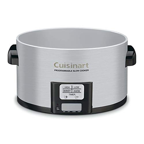 Cuisinart PSC-350 3-1/2-Quart Programmable Slow Cooker, Silver, 9-1/2 in H x 9.1 in W x 12.67 in L - My Kitchen Products
