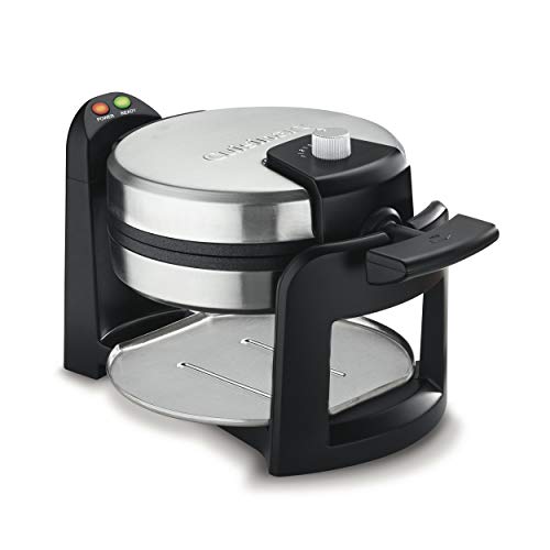 Cuisinart Round Flip Belgian Waffle Maker, 1" thick Belgian-style Waffle, WAF-F30NAS - My Kitchen Products
