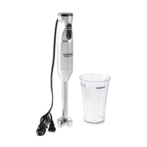 Cuisinart Smart Stick Two-Speed Hand Blender, Powerful Immersion Blender with 300-Watt Motor Blends Shakes, Smoothies, Puree, Baby Food, Soups & Sauces, CSB-175SVP1, Silver - My Kitchen Products