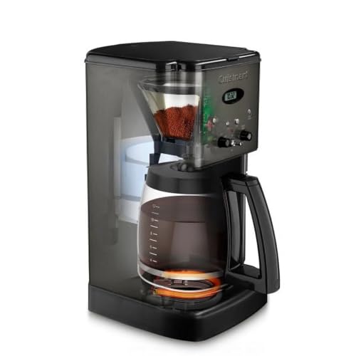 Cuisinart Stainless Steel 12-Cup Coffee Machine, Black Stainless Steel DCC-1220BKS - My Kitchen Products