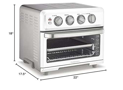 Cuisinart TOA-70W AirFryer Toaster Oven with Grill White Bundle with 1 YR CPS Enhanced Protection Pack - My Kitchen Products