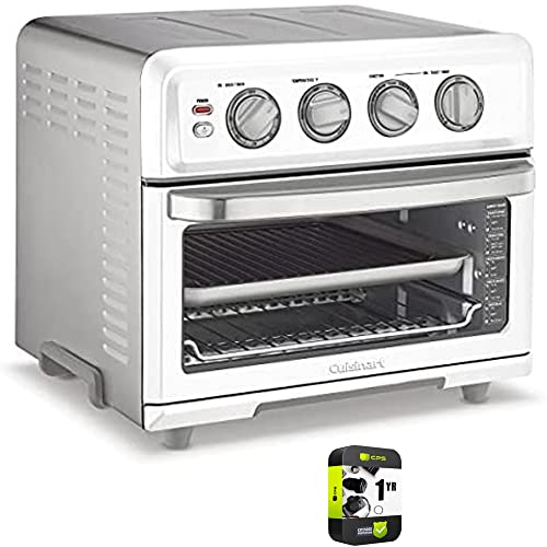 Cuisinart TOA-70W AirFryer Toaster Oven with Grill White Bundle with 1 YR CPS Enhanced Protection Pack - My Kitchen Products