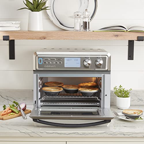 Cuisinart TOA-95C Digital AirFryer Toaster Oven, 0.95-cubic feet, Premium 1800-Watt Oven with Digital Display & Controls, XL Capacity, Intuitive Programming & Adjustable Temperature, Stainless Steel - My Kitchen Products