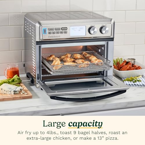 Cuisinart TOA-95C Digital AirFryer Toaster Oven, 0.95-cubic feet, Premium 1800-Watt Oven with Digital Display & Controls, XL Capacity, Intuitive Programming & Adjustable Temperature, Stainless Steel - My Kitchen Products