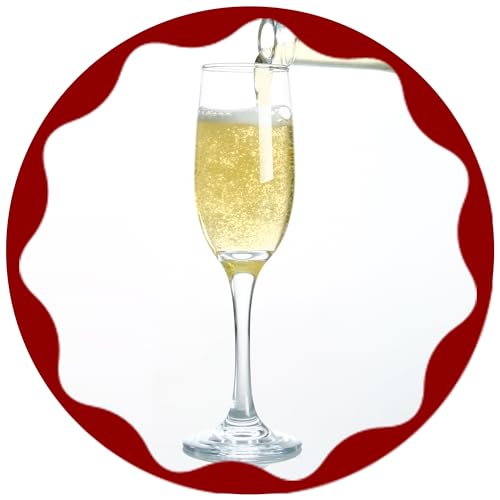 CZUMJJ Elegant Champagne Glasses Set of 16, Long Stem Glass Champagne Flutes for Mimosa, Sparking Wine, Wedding, Party - 6 oz, Clear - My Kitchen Products
