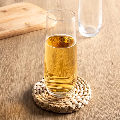 CZUMJJ Stemless Champagne Flutes Set of 16, 8 oz Clear Toasting Glasses, Mimosa glasses - My Kitchen Products