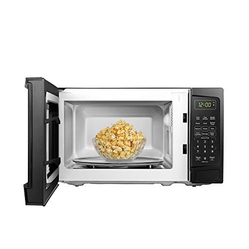 Danby DBMW1120BBB 1.1 Cu.Ft. Countertop Microwave In Black - 1000 Watts, Family Size Microwave With Push Button Door - My Kitchen Products