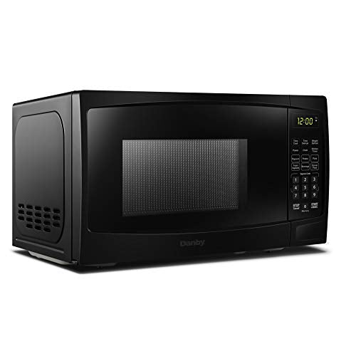 Danby DBMW1120BBB 1.1 Cu.Ft. Countertop Microwave In Black - 1000 Watts, Family Size Microwave With Push Button Door - My Kitchen Products
