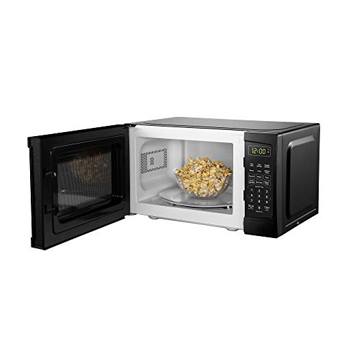 Danby DBMW1120BBB 1.1 Cu.Ft. Countertop Microwave In Black - 1000 Watts, Family Size Microwave With Push Button Door - My Kitchen Products