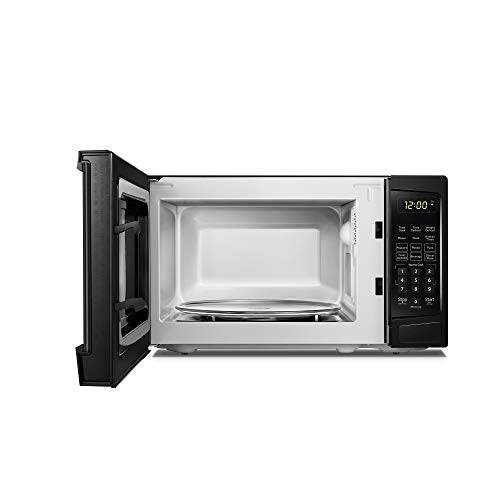 Danby DBMW1120BBB 1.1 Cu.Ft. Countertop Microwave In Black - 1000 Watts, Family Size Microwave With Push Button Door - My Kitchen Products