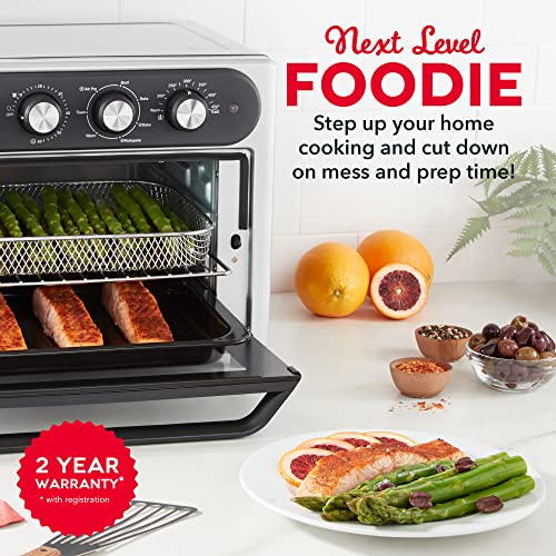 Dash Chef Series Air Fryer Oven - Convection Toaster Cooker & Electric Fry Oven - Has AirCrisp® Technology & Versatile Cooking Functions - 7-in-1 Convection - Stainless Steel - My Kitchen Products