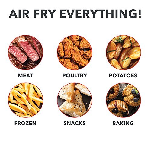 Dash Compact Air Fryer - Healthy Cooking with Auto Shut-Off Feature, Adjustable Temperature Control & Nonstick Fry Basket - Has AirCrisp® Technology - 2 Quart - Cool Grey - My Kitchen Products