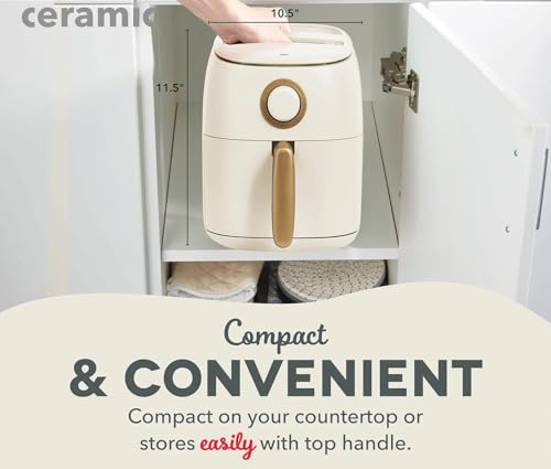 Dash DCAF12CGBGCM02 Ceramic Tasti-Crisp Express Air Fryer, 1000 Watts, 2.6 Qt - My Kitchen Products