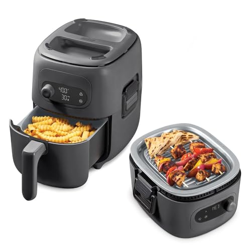 DASH Flip & Fry 2-in-1 Grill + Air Fryer, 3 QT - My Kitchen Products