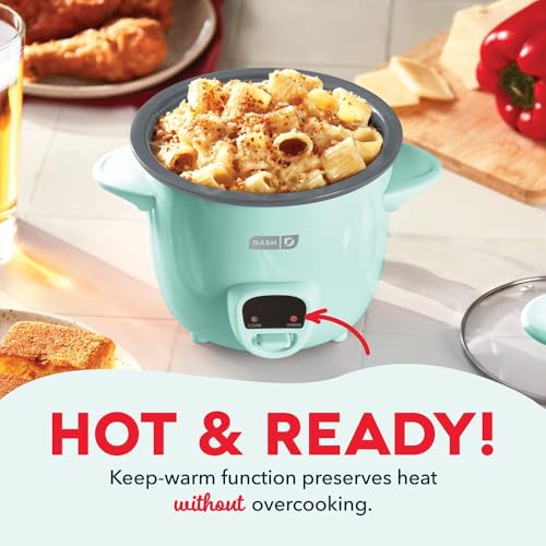 Dash Mini Ceramic Rice Cooker - Designed for Single-Serve Cooking - Compact Rice Cooker with Nonstick Removable Pot, Keep Warm Function & Easy-to-Clean Sleek Design - Aqua Ceramic - My Kitchen Products