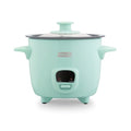 Dash Mini Ceramic Rice Cooker - Designed for Single-Serve Cooking - Compact Rice Cooker with Nonstick Removable Pot, Keep Warm Function & Easy-to-Clean Sleek Design - Aqua Ceramic - My Kitchen Products