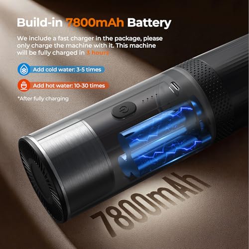 Dawnstar Portable Electric Espresso Machine for Travel, 86.6 Watt 2-In-1 Travel Coffee Maker for Max 10g Coffee Powder or NS Capsules, 1.5 Pounds & 7800mAh Battery Capacity, Includes Quick Charger - My Kitchen Products