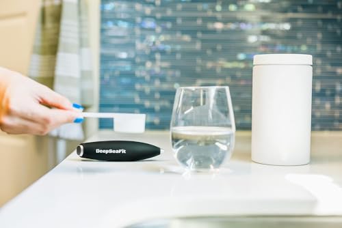 Deep Sea Fit Electric Hand Frother – Pre-Workout & Supplement Mixer, Milk Frother for Coffee, Lattes & Protein Drinks (Black) – Batteries Included - My Kitchen Products