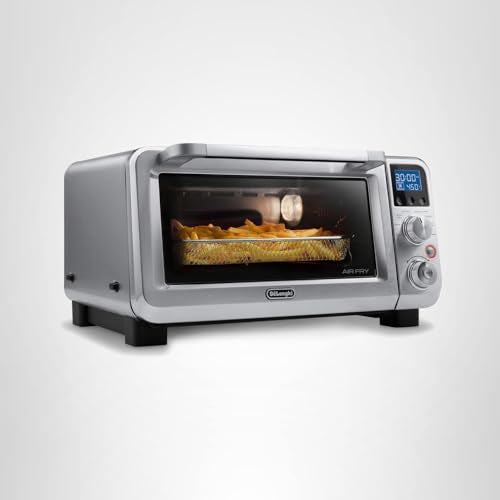 De'Longhi Digital Air Fry Convection Toaster Oven 14L Stainless Steel, Air Fry Oven, 9-in-1, Grills, Broils, Bakes, Roasts, Reheats, Keep Warm, Non-Stick, Scratch-Resistant Interior, 1800-Watts - My Kitchen Products