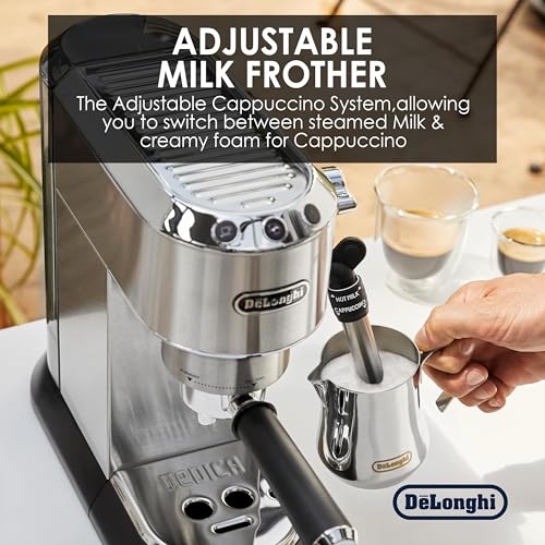 De'Longhi EC685M Dedica Deluxe Automatic Espresso Machine,35 oz, 1, Metallic - My Kitchen Products
