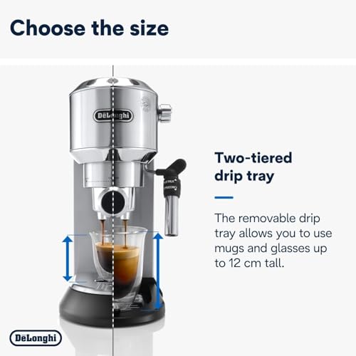De'Longhi EC685M Dedica Deluxe Automatic Espresso Machine,35 oz, 1, Metallic - My Kitchen Products