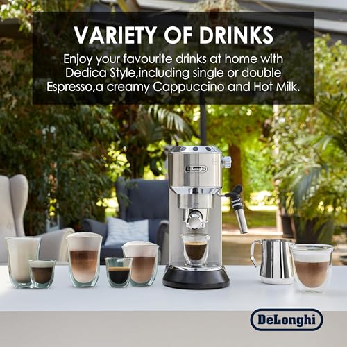 De'Longhi EC685M Dedica Deluxe Automatic Espresso Machine,35 oz, 1, Metallic - My Kitchen Products