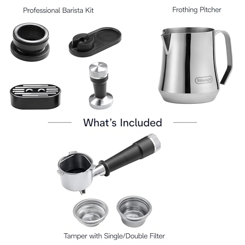 De'Longhi La Specialista Arte Evo Espresso Machine - Compact Cold Brew Coffee Maker with Grinder, Milk Steam Wand/Frother & Tamping Tools - Home Barista Kit for Lattes, Cappuccinos, Iced Coffee - My Kitchen Products