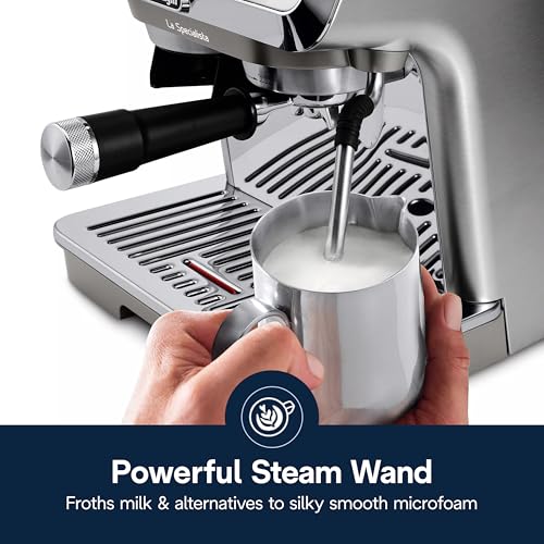 De'Longhi La Specialista Arte Evo Espresso Machine - Compact Cold Brew Coffee Maker with Grinder, Milk Steam Wand/Frother & Tamping Tools - Home Barista Kit for Lattes, Cappuccinos, Iced Coffee - My Kitchen Products