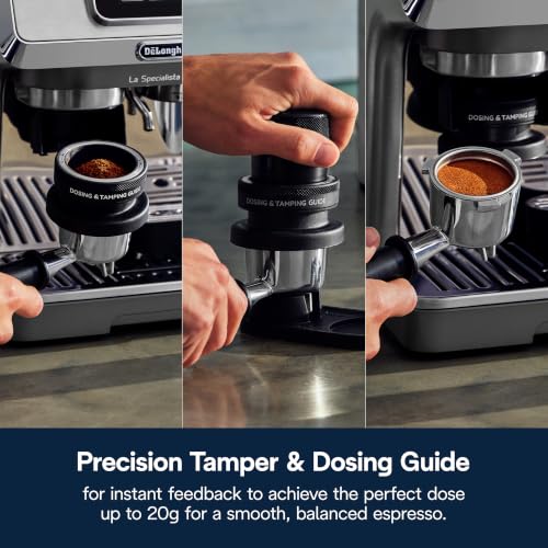 De'Longhi La Specialista Touch Espresso Machine with Grinder & Milk Frother – Cold Brew & Iced Coffee Maker, Burr Grinder, 10 Drink Presets, Compact Bean to Cup, Award-Winning Italian Design - My Kitchen Products