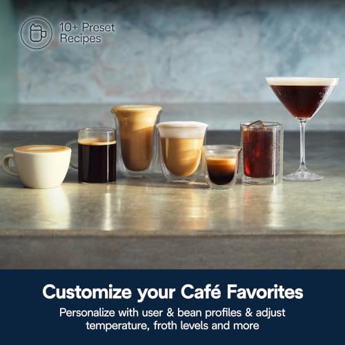 De'Longhi La Specialista Touch Espresso Machine with Grinder & Milk Frother – Cold Brew & Iced Coffee Maker, Burr Grinder, 10 Drink Presets, Compact Bean to Cup, Award-Winning Italian Design - My Kitchen Products