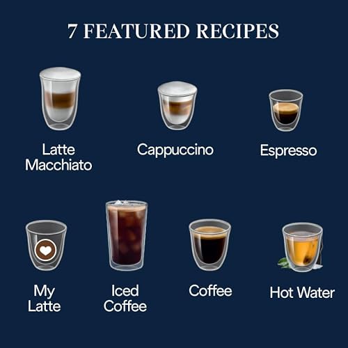 De'Longhi Magnifica Evo Automatic Espresso & Coffee Machine with Auto Milk Frother, Built-in Grinder & Auto-Clean Function - For Latte, Cappuccino, Americano, Iced Coffee, ECAM29084SB , Silver - My Kitchen Products