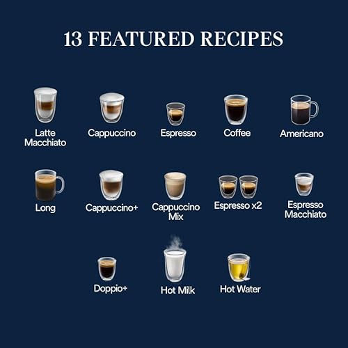 De'Longhi Magnifica Evo Next Fully Automatic Espresso Machine - Programmable Coffee Maker with Grinder and Milk Frother - Hot & Cold Brewer for Espresso, Latte, Cappuccino, Americano, Tea and More - My Kitchen Products