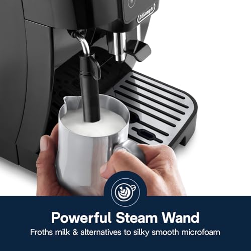 De'Longhi Magnifica Start Automatic Espresso Machine with Manual Milk Frother & Built in Grinder - 3 One-Touch Recipes, Easy-to-Clean, Home Barista Coffee Maker for Lattes, Cappuccino, Iced Coffee - My Kitchen Products
