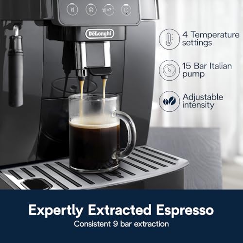 De'Longhi Magnifica Start Automatic Espresso Machine with Manual Milk Frother & Built in Grinder - 3 One-Touch Recipes, Easy-to-Clean, Home Barista Coffee Maker for Lattes, Cappuccino, Iced Coffee - My Kitchen Products