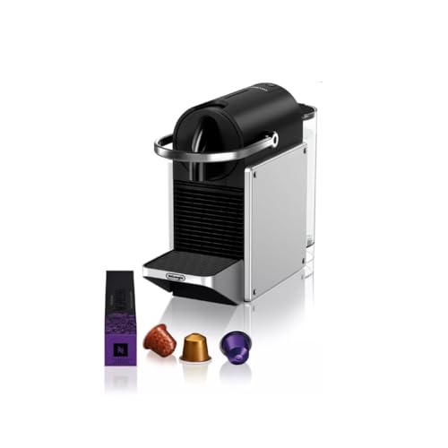De′Longhi Nespresso Pixie EN127.S, Fully Automatic Coffee Machine, One-Button Coffee Machine with Multi-Function, Welcome Set Included, Compact Design, 19 Bar Pressure, 1260W, Silver - My Kitchen Products