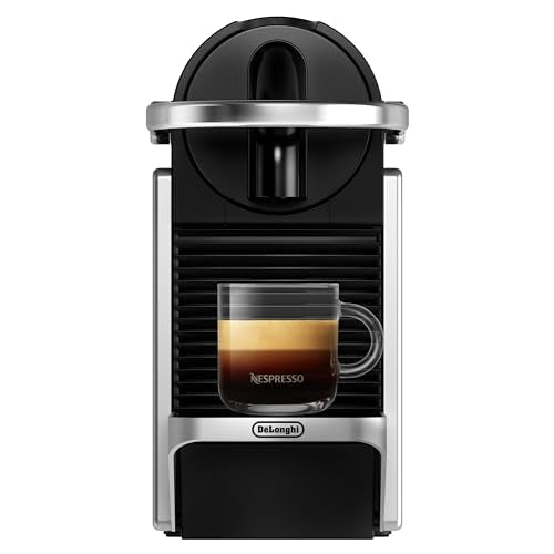 De′Longhi Nespresso Pixie EN127.S, Fully Automatic Coffee Machine, One-Button Coffee Machine with Multi-Function, Welcome Set Included, Compact Design, 19 Bar Pressure, 1260W, Silver - My Kitchen Products