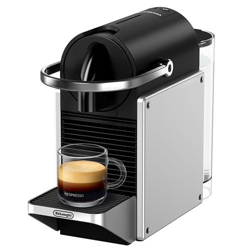 De′Longhi Nespresso Pixie EN127.S, Fully Automatic Coffee Machine, One-Button Coffee Machine with Multi-Function, Welcome Set Included, Compact Design, 19 Bar Pressure, 1260W, Silver - My Kitchen Products