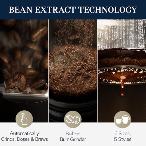 De'Longhi True Brew Drip Coffee Maker, Built in Grinder, Single Serve, 8 oz to 24 oz, Hot or Iced Coffee, Stainless, CAM51025MB - My Kitchen Products